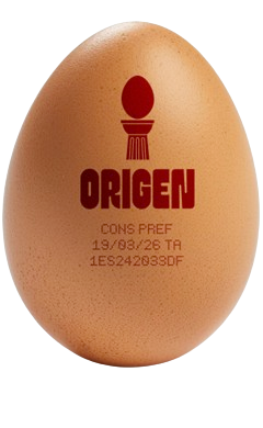 Huevo marrón Kutan Origen con sello